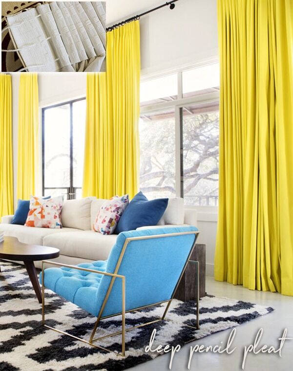 rod pocket curtain; double pleat curtain; triple pleat curtain; pencil  pleat curtain Archives - Homeology